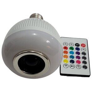 LED Smart Music Light Bulb Bluetooth Speaker with remote control